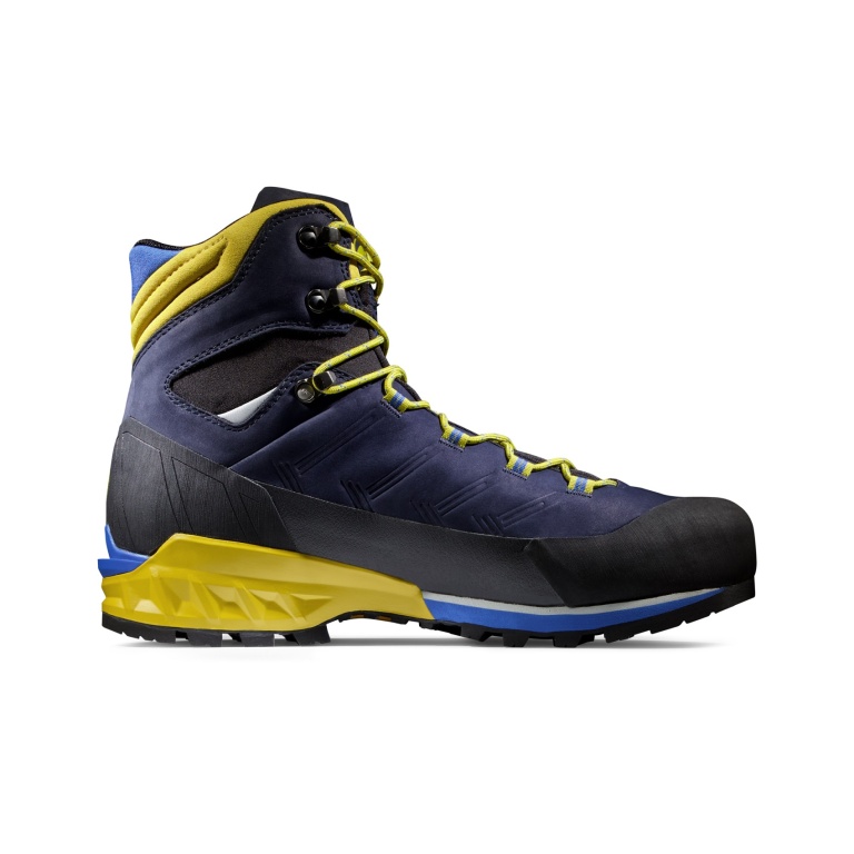 Mammut Wanderschuhe Kento Advanced High GTX (Bergstiefel bedingt steigeisenfest, wasserdicht) marineblau Herren